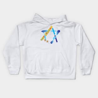 Hanukkah Menorah Star of David Kids Hoodie